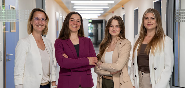 Das KSMED-Projektteam aus dem Referat für Forschung und Drittmittelverwaltung der Medizinischen Fakultät Magdeburg.